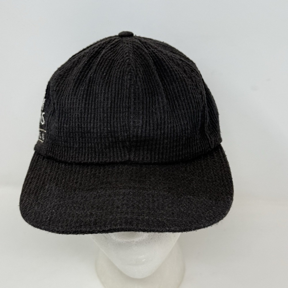 Rare Busch Gardens Williamsburg, VA Embroidered Strap‎ Back Dad Hat Cap Black